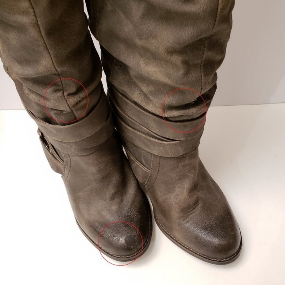 Not Rated - Knee High Boots - Pleated - Picture 8 of 10